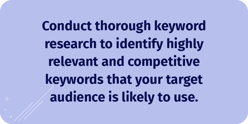 Effective Keywords and Audience Segmentation